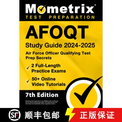 【3-4周达】Afoqt Study Guide 2024-2025 - Air Force Officer Qualifying Test Prep Secrets, 2 Full-Lengt... [9781516724390]