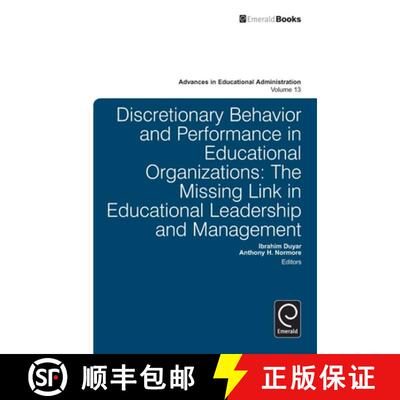 【3-4周达】精装 Discretionary Behavior and Performance in Educational Organizations: The Missing Link... [9781780526423]