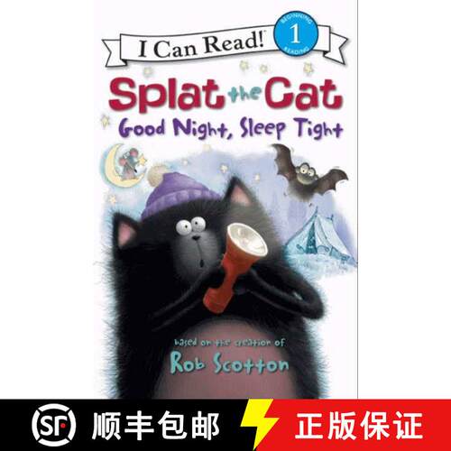 【3-4周达】精装 Splat the Cat: Good Night, Sleep Tight [9780061978562]