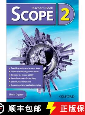 【3-4周达】Scope: Level 2: Teacher's Book [9780194506151]
