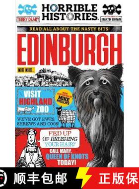 【3-4周达】Gruesome Guide to Edinburgh (newspaper edition) [9780702318122]