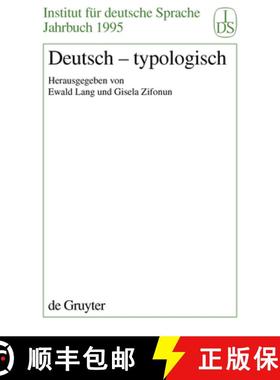 预订 Deutsch - Typologisch [9783110149838]