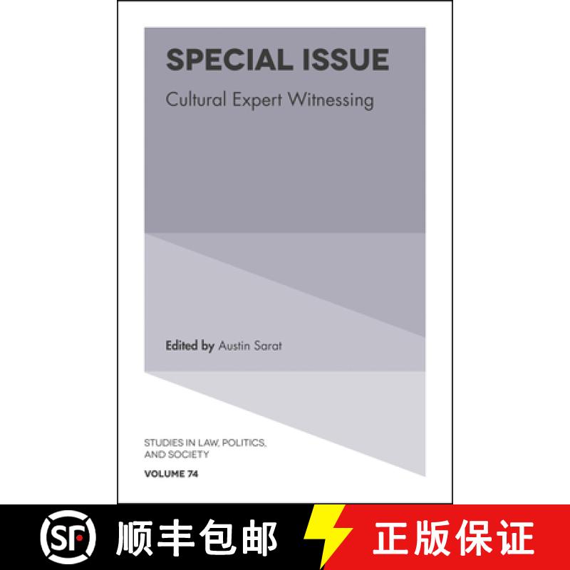 【2-3周达】Special Issue: Cultural Expert Witnessing [9781787437647]