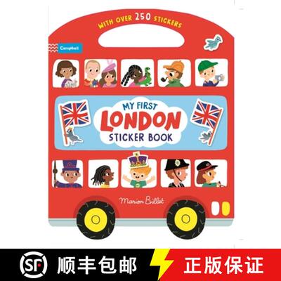 现货 伦敦贴纸书 My First London Sticker Book [9781035011940]