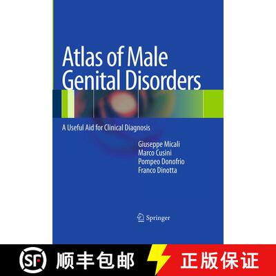【3-4周达】Atlas of Male Genital Disorders : A Useful Aid for Clinical Diagnosis (Softcover reprint o... [9788847039292]