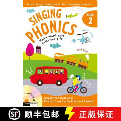 【3-4周达】SINGING SUBJ_SINGING PHONICS 2 : Songs and chants for teaching phonics [9781408114513]