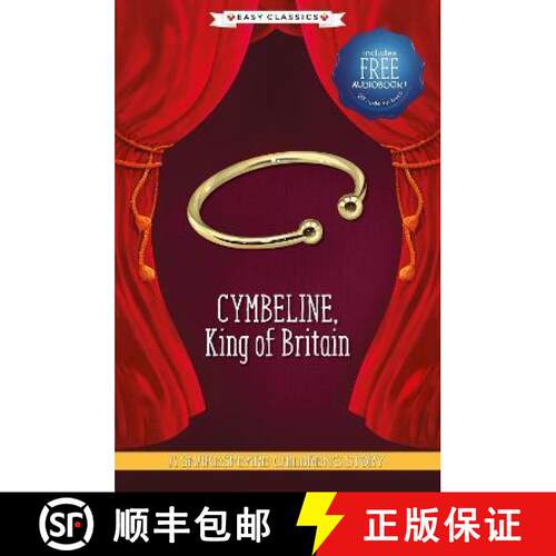 【3-4周达】精装 Cymbeline, King of Britain (Easy Classics) [9781782269137]