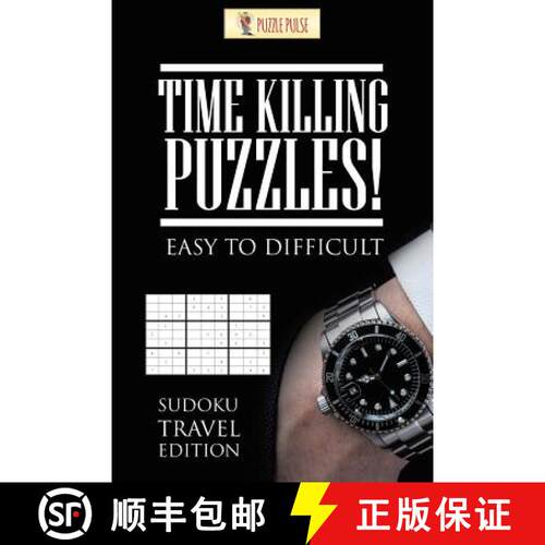 【3-4周达】Time Killing Puzzles! Easy To Difficult : Sudoku Travel Edition [9780228206705]