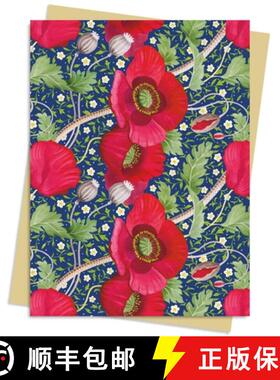 【3-4周达】Bex Parkin: Red Poppies Greeting Card Pack: Pack of 6 [9781835621974]