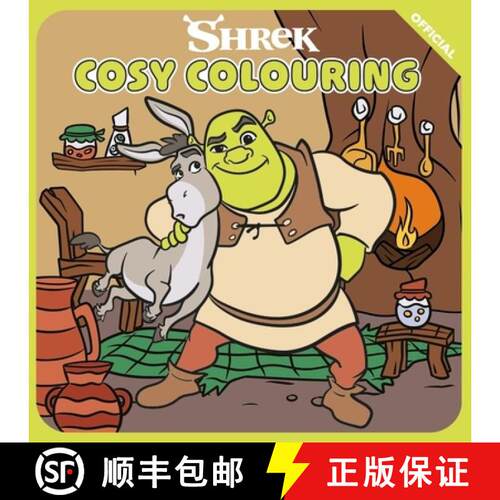 【3-4周达】Shrek: Cosy Colouring [9781408379271]