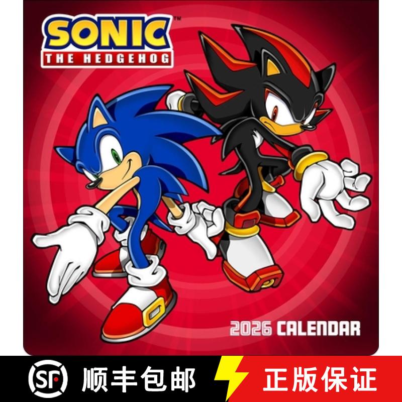【3-4周达】Sonic the Hedgehog 2026 Wall Calendar [9781419784408]