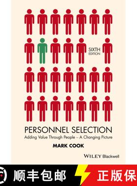 【3-4周达】精装 Personnel Selection -  Adding Value Through People- A Changing Picture 6E [Wiley心理学] [9781118973592]