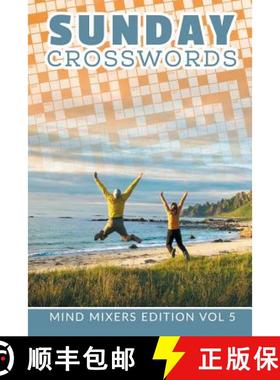 【3-4周达】Sunday Crosswords: Mind Mixers Edition Vol 5 [9781682801932]
