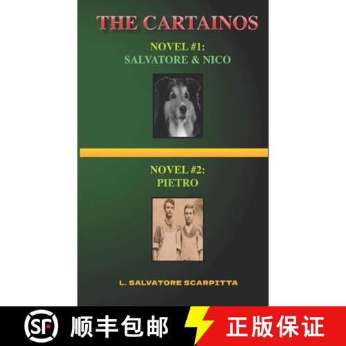 【3-4周达】The Cartainos: Novel #1: Salvatore & Nico; Novel #2: Pietro [9781878038135]