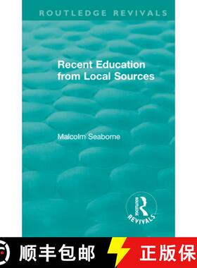 【3-4周达】Recent Education from Local Sources [9780367462512]