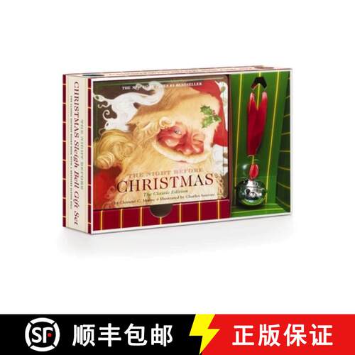 Night Before Christmas Sleigh Bell Gift Set: The Classic Edition Board Book with a Keepsake Sleigh Bell [9781604338782]