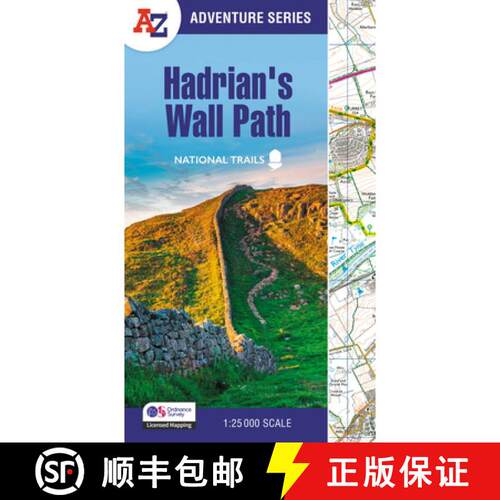 【3-4周达】Hadrian's Wall Path: With Ordnance Survey Mapping [Fourth Edition] [9780008780531]