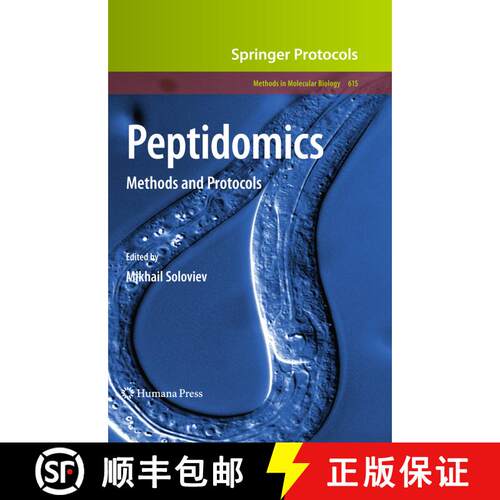 【3-4周达】精装 Peptidomics : Methods and Protocols [9781607615347]