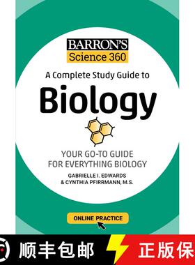 【3-4周达】Barron's Science 360: A Complete Study Guide to Biology with Online Practice [9781506281322]