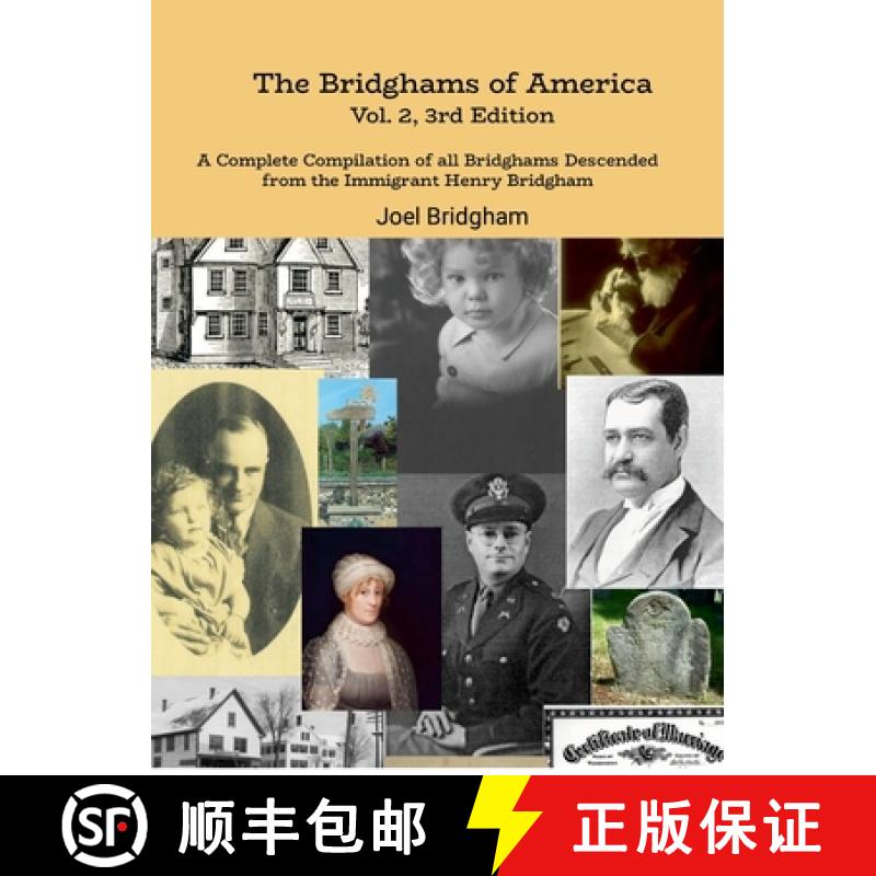 【2-3周达】The Bridghams of America (Vol. 2, 3rd Edition): A Complete Compilation of All Bridghams De... [9781312072565]