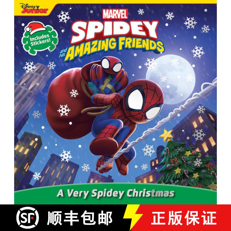 【3-4周达】Spidey and His Amazing Friends: A Very Spidey Christmas [9781368074049]