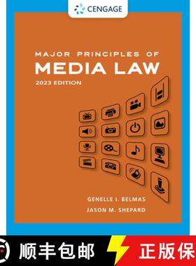 【3-4周达】Major Principles of Media Law, 2023 [9780357657065]