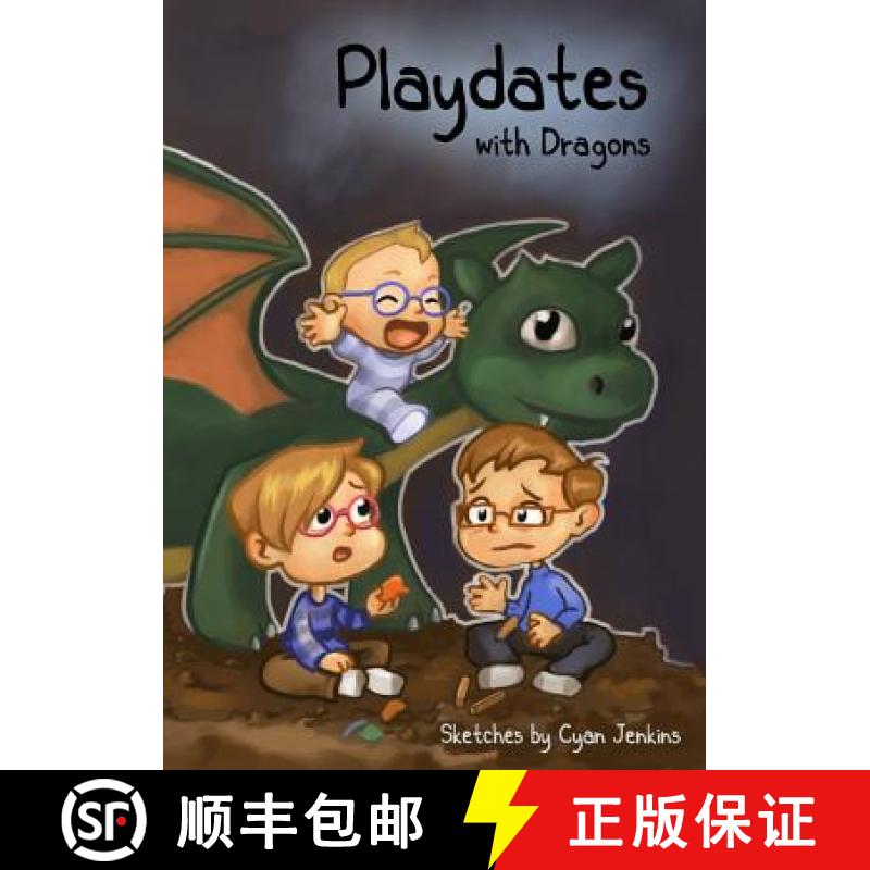 【2-3周达】Playdates With Dragons [9781387512027]