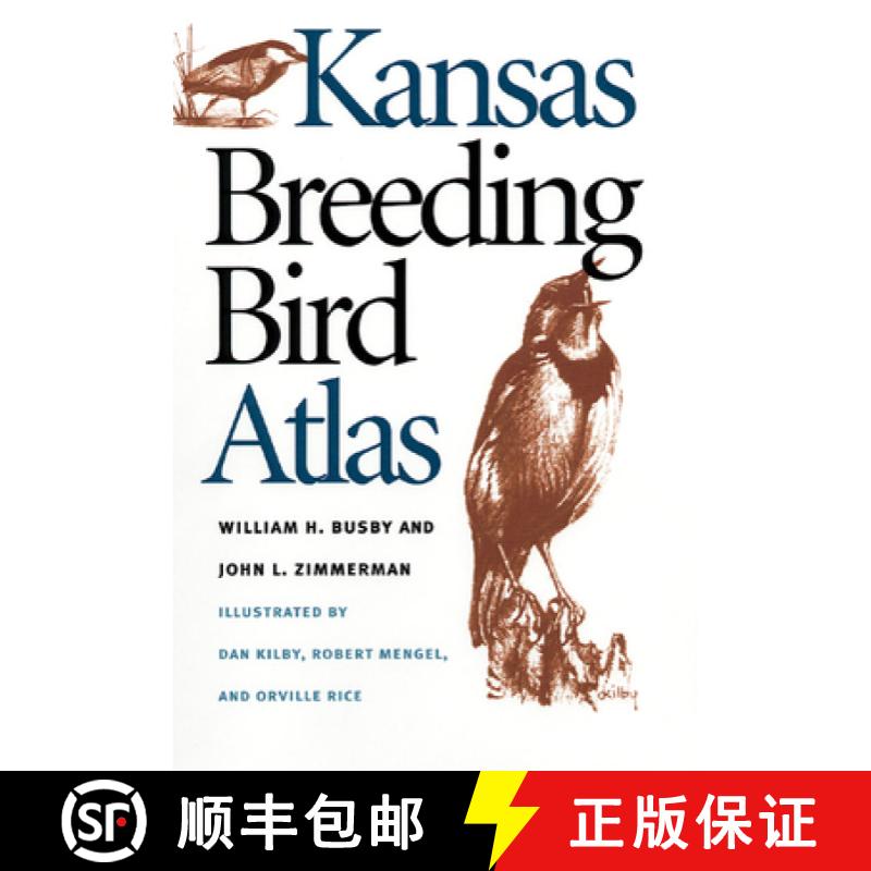 【3-4周达】Kansas Breading Bird Atlas [9780700610556]