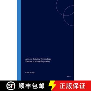 Technology Volume 9789004140073 Ancient Vols Building Materials 预订