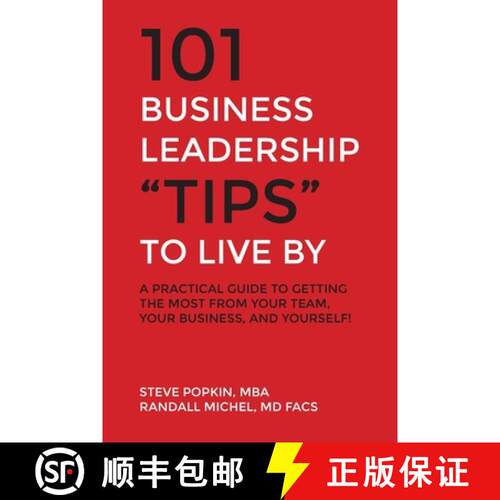 【3-4周达】101 Business Leadership Tips to Live By: A practical guide to getting the most from your t... [9798822959521]