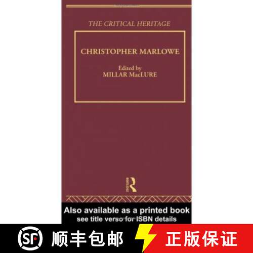 【3-4周达】精装 Christopher Marlowe: The Critical Heritage [9780415134163]