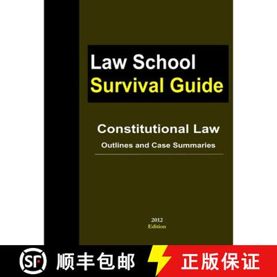【3-4周达】Constitutional Law: Outlines and Case Summaries [9781300105732]