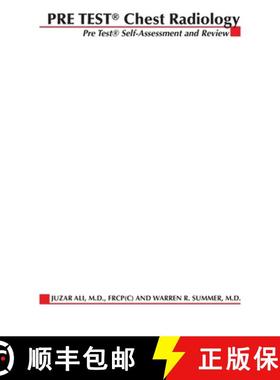 【3-4周达】Chest Radiology: PreTest Self- Assessment and Review - Radiology [9780071359597]