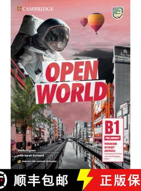 【3-4周达】Open World Preliminary Workbook Without Answers with Downloadable Audio English for Spanis... [9788490365649]