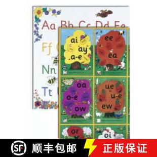Letters 4周达 Alternative Phonics Precursive British Jolly Posters Alphabet 9781903619124 Eng... Spelling