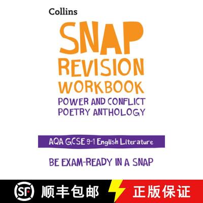 【3-4周达】Collins GCSE 9-1 Snap Revision - Power & Conflict Poetry Anthology Workbook: New GCSE Grad... [9780008355302]