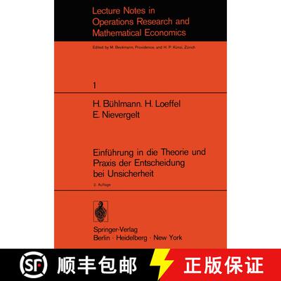 【3-4周达】Einführung in die Theorie und Praxis der Entscheidung bei Unsicherheit: Unterlagen für e... [9783540046318]