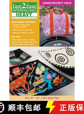 【3-4周达】fast2fuse Interfacing Heavy: Double-Sided Fusible Stiff Interfacing [9781644030356]