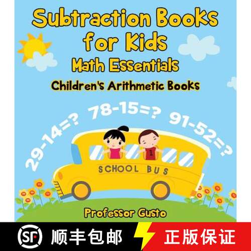 【3-4周达】Subtraction Books for Kids Math Essentials | Children's Arithmetic Books [9781683219583]