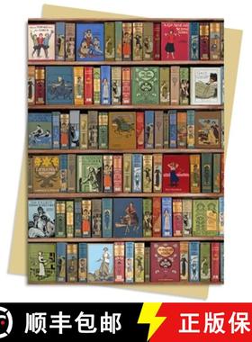 【3-4周达】Bodleian Libraries: High Jinks Bookshelves Greeting Card Pack: Pack of 6 [9781839642661]