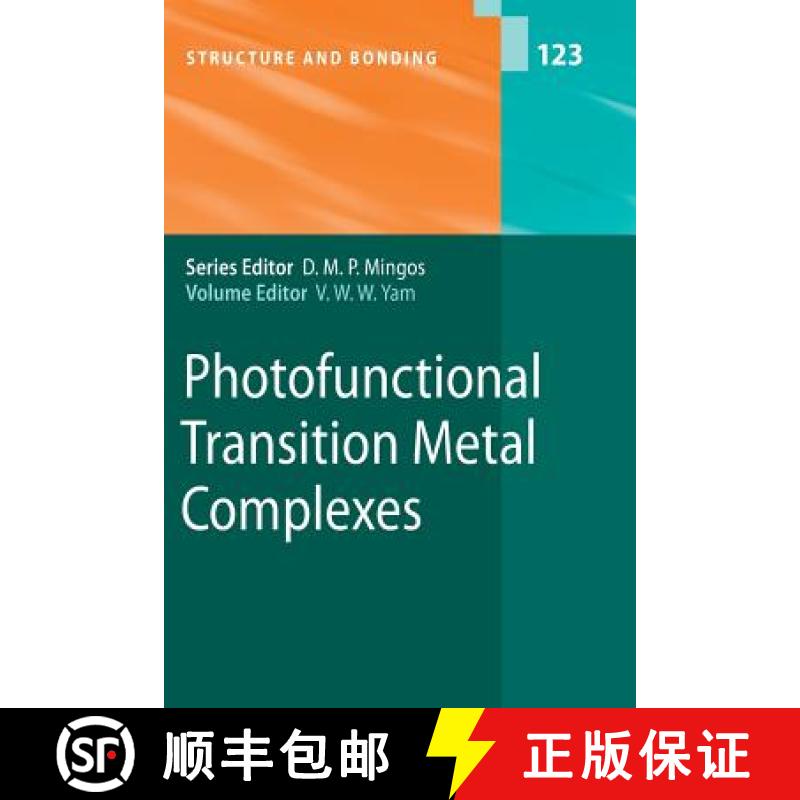 【3-4周达】Photofunctional Transition Metal Complexes [9783642071904]