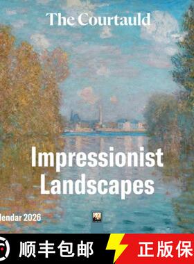 【3-4周达】The Courtauld: Impressionist Landscapes Wall Calendar 2026 (Art Calendar) [9781835623923]
