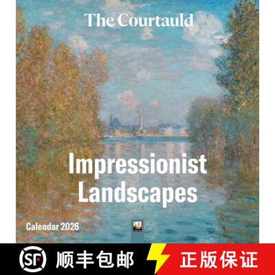 【3-4周达】The Courtauld: Impressionist Landscapes Wall Calendar 2026 (Art Calendar) [9781835623923]