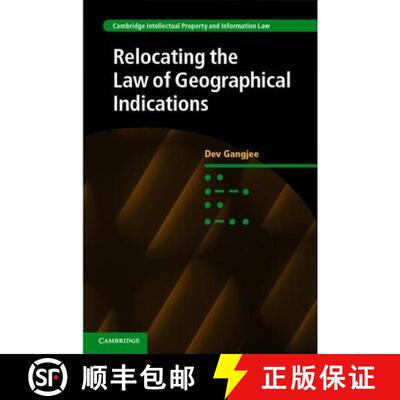 【3-4周达】精装 Relocating the Law of Geographical Indications: - Relocating the Law of Geographical ... [9780521192026]