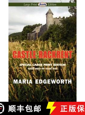 【3-4周达】Castle Rackrent (Large Print Edition) [9781604509885]