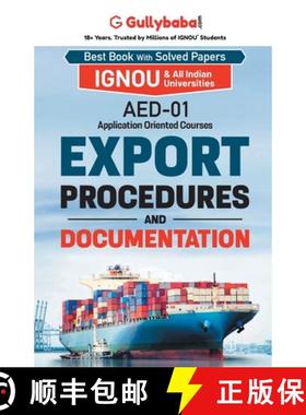 【3-4周达】AED-01 Export Procedures and Documentation [9789381970812]