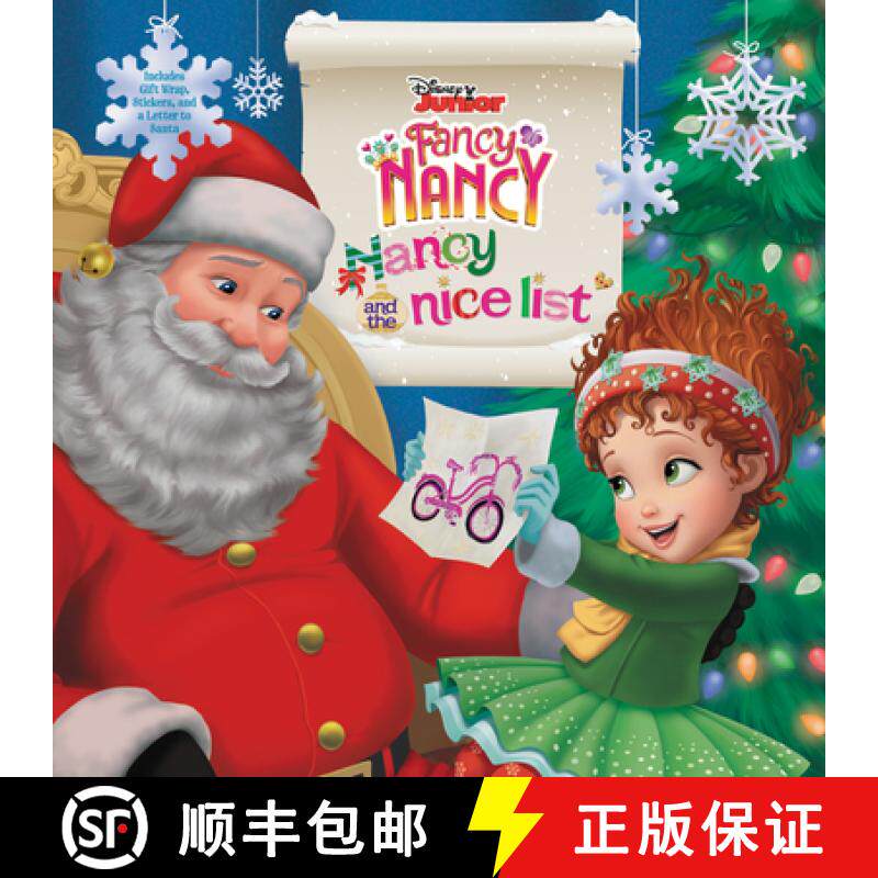 【3-4周达】Disney Junior Fancy Nancy: Nancy and the Nice List: A Christmas Holiday Book for Kids [9780062843791]