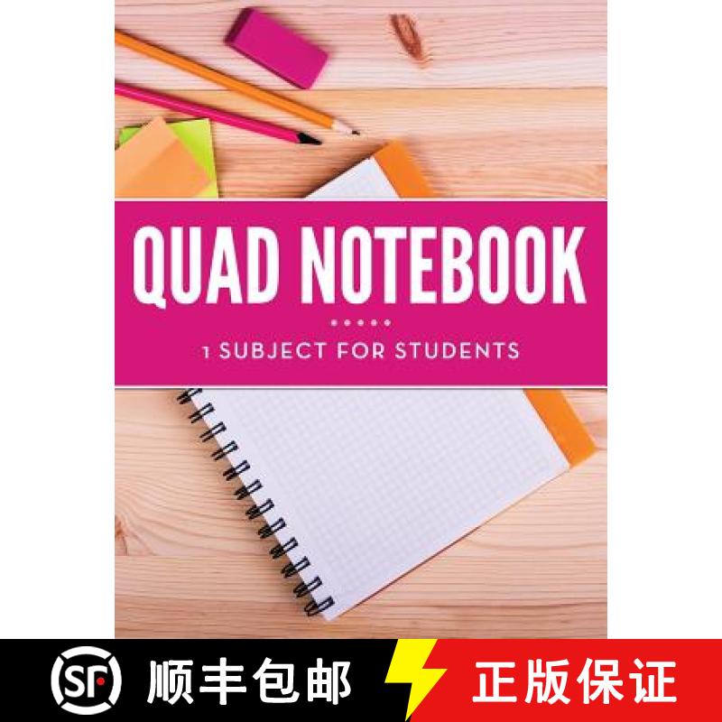 【3-4周达】Quad Notebook - 1 Subject For Students [9781681455976]