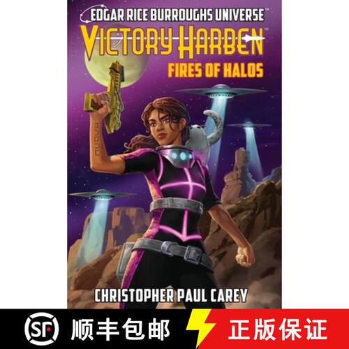 【3-4周达】精装 Victory Harben: Fires of Halos (Edgar Rice Burroughs Universe) [9781945462504]