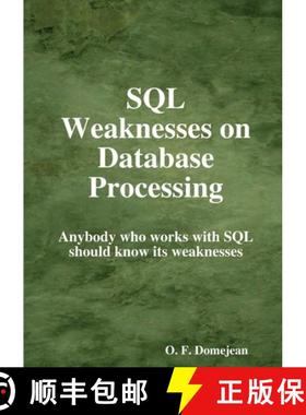 【3-4周达】SQL Weaknesses on Database Processing [9780557024926]